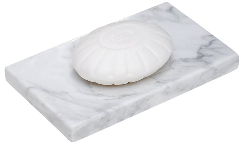 White Marble Soap Dish Holder