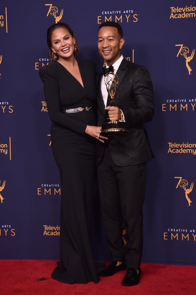 رد ة فعل كريسي تيغن بعد فوز جون ليجند برباعي الجوائز العالمي Popsugar Middle East Love