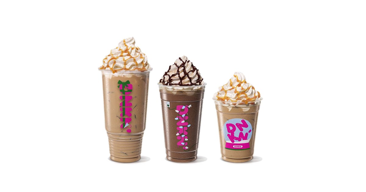 Dunkin' Iced 2021 Holiday Drinks Check Out Dunkin' Donuts' Holiday