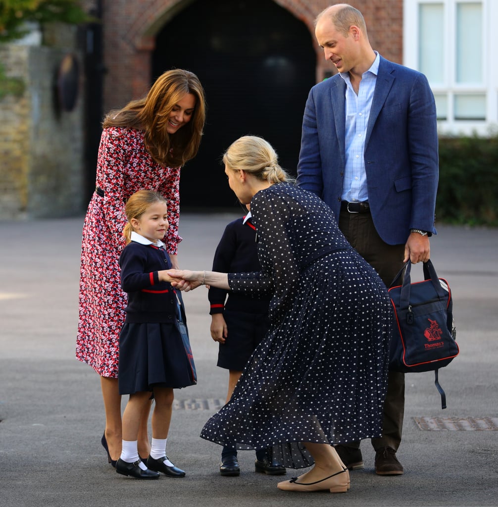 Princess Charlotte's First Day of School Pictures