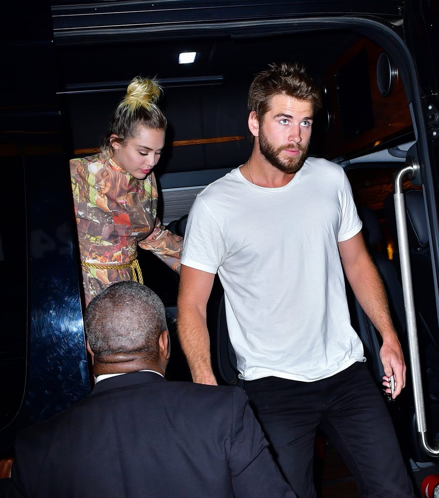 Miley Cyrus and Liam Hemsworth at Screening in NYC 2016