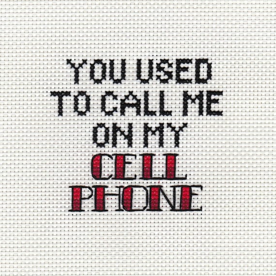 Hotline Bling Cross Stitch