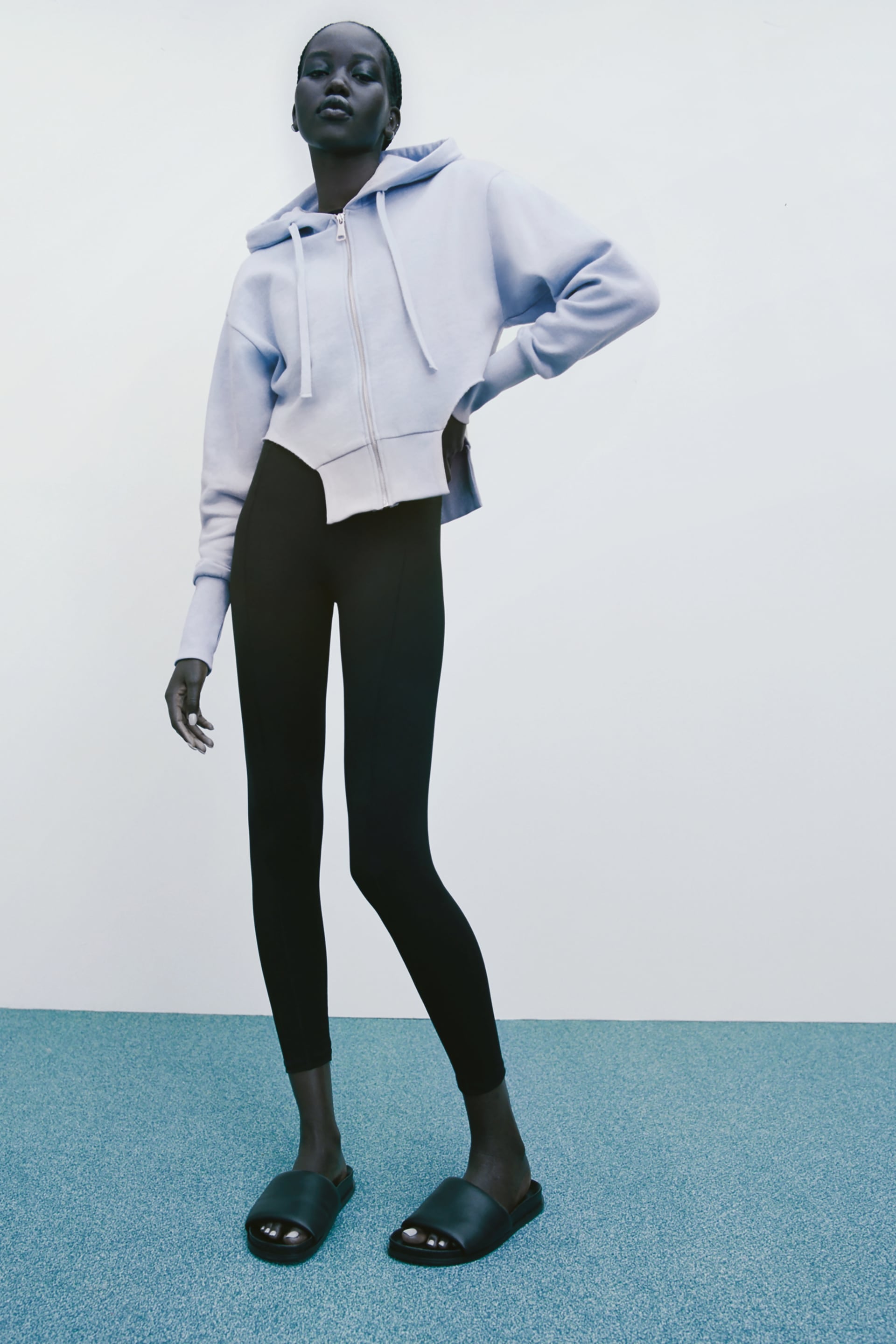 Zara cut out sweatshirt clearance