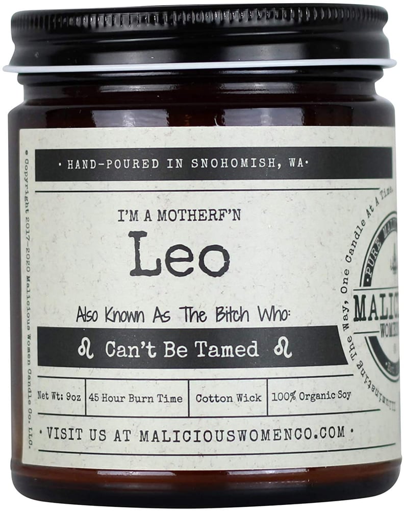 Malicious Women Candle Co I'm a Motherf'n Leo