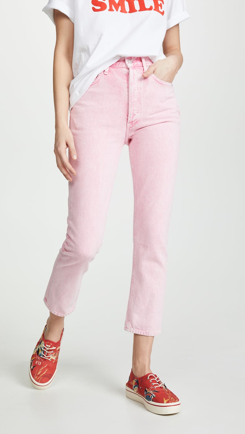 AGOLDE Hi Rise Riley Crop Jeans