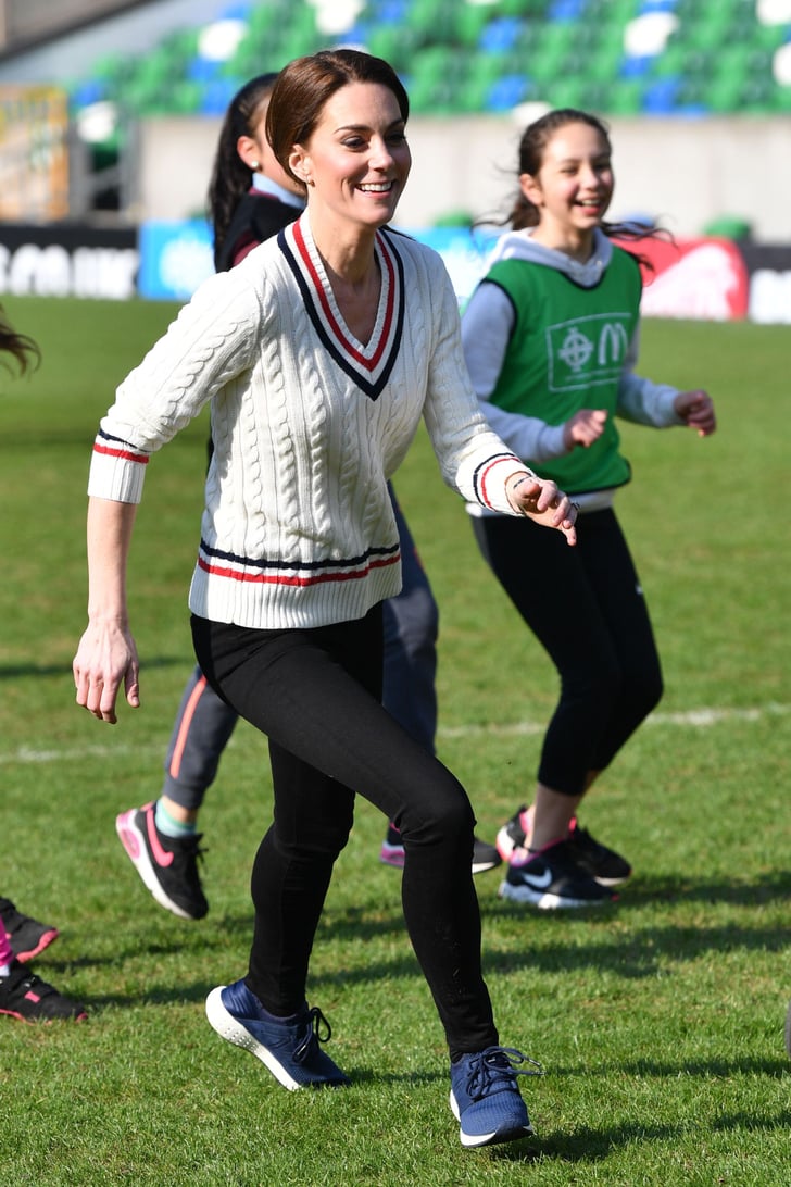 Kate Middleton's White Sweater in Northern Ireland