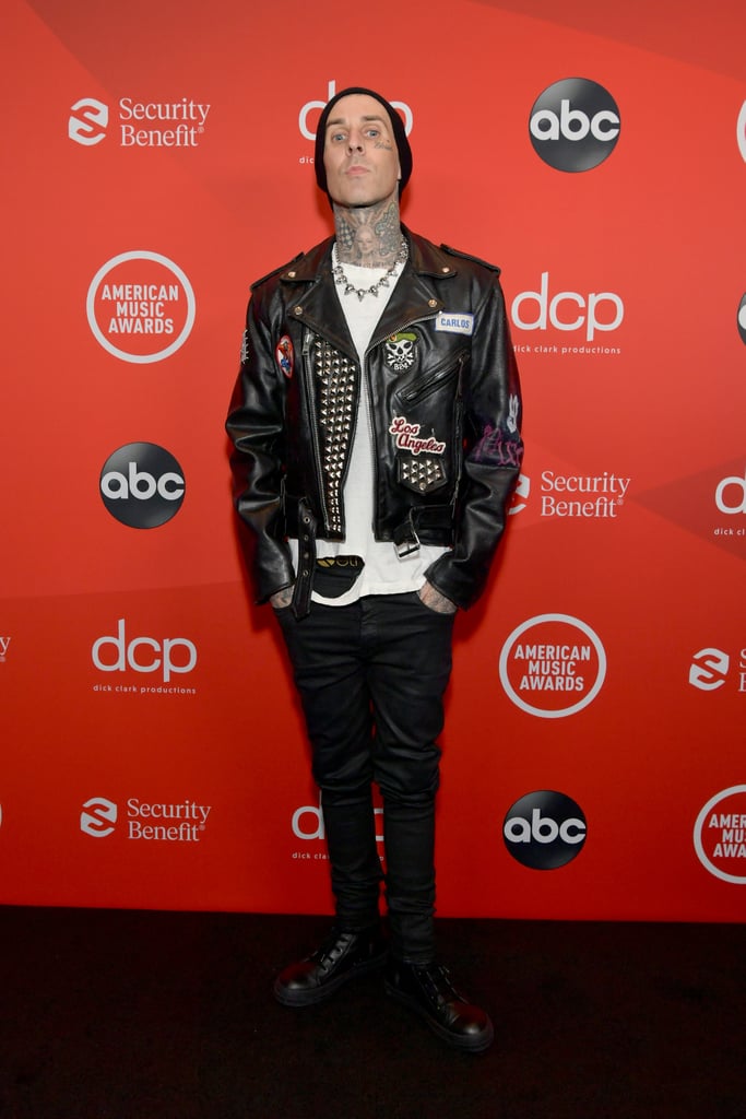 Travis Barker at the 2020 American Music Awards