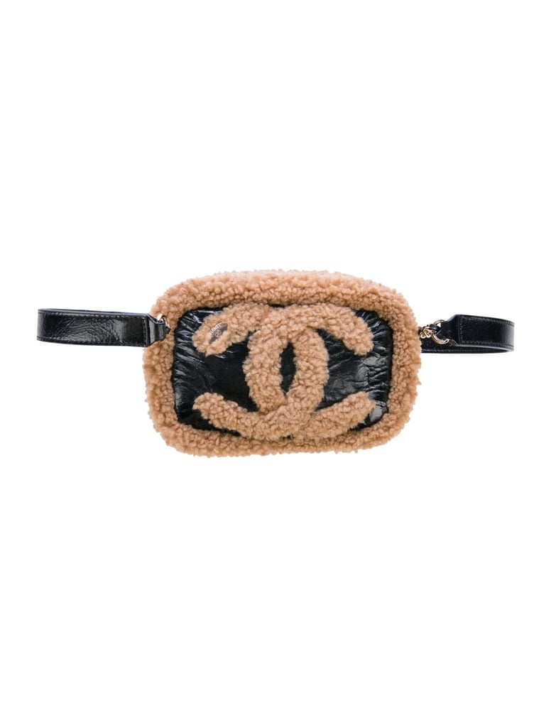 Chanel 2019 Shearling CC Mania Waist Bag - Black Waist Bags, Handbags -  CHA577057