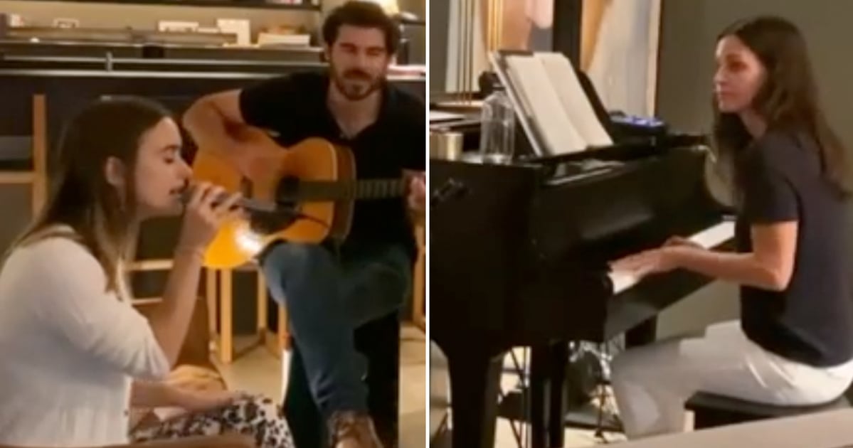 Courteney Cox, Coco Arquette Cover Fleetwood Mac Video PS Family