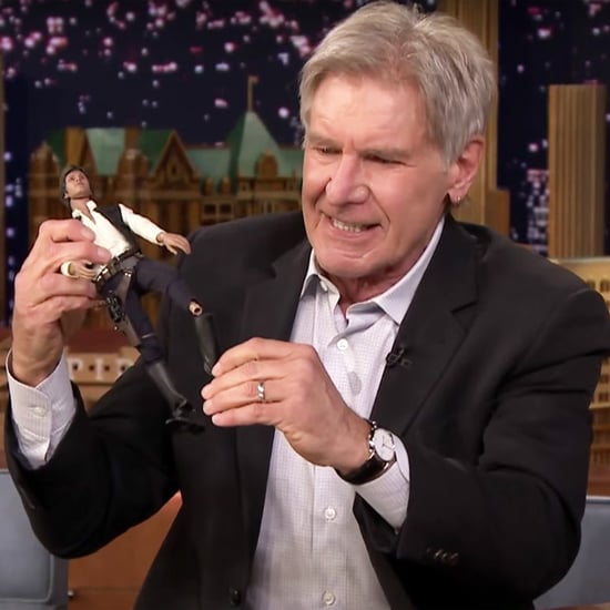 Harrison Ford With a Han Solo Doll on The Tonight Show