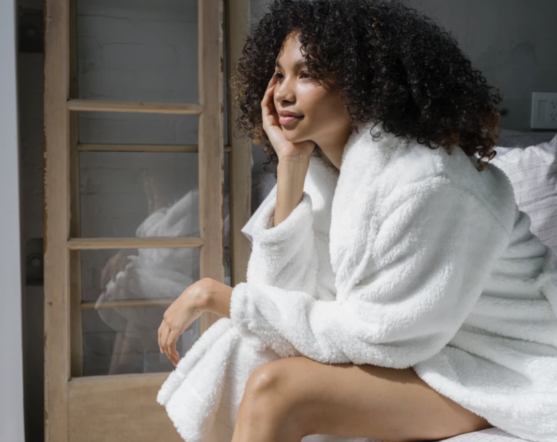 Modernist x sale gravity weighted robe