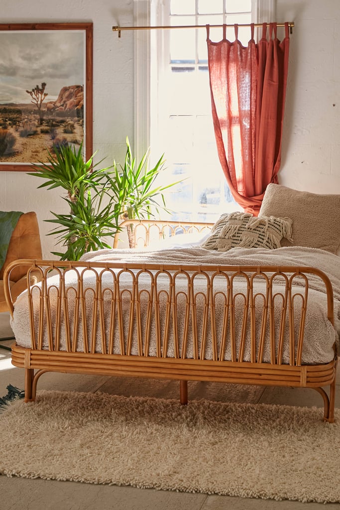 A Cool Bed Frame: Canoga Rattan Bed