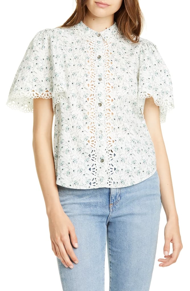 La Vie Rebecca Taylor Poppy Fields Blouse