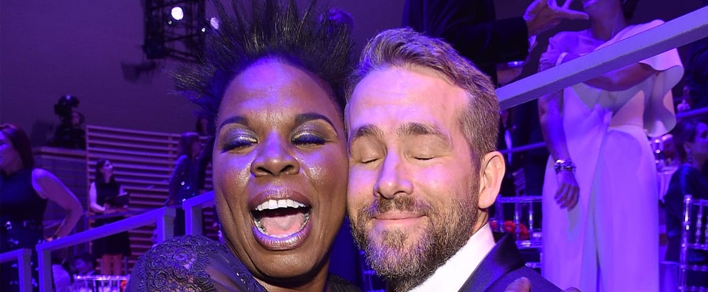 Leslie Jones With Ryan Reynolds at Time 100 Gala 2017