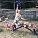 Dad Makes American Ninja Warrior Course For Daughter