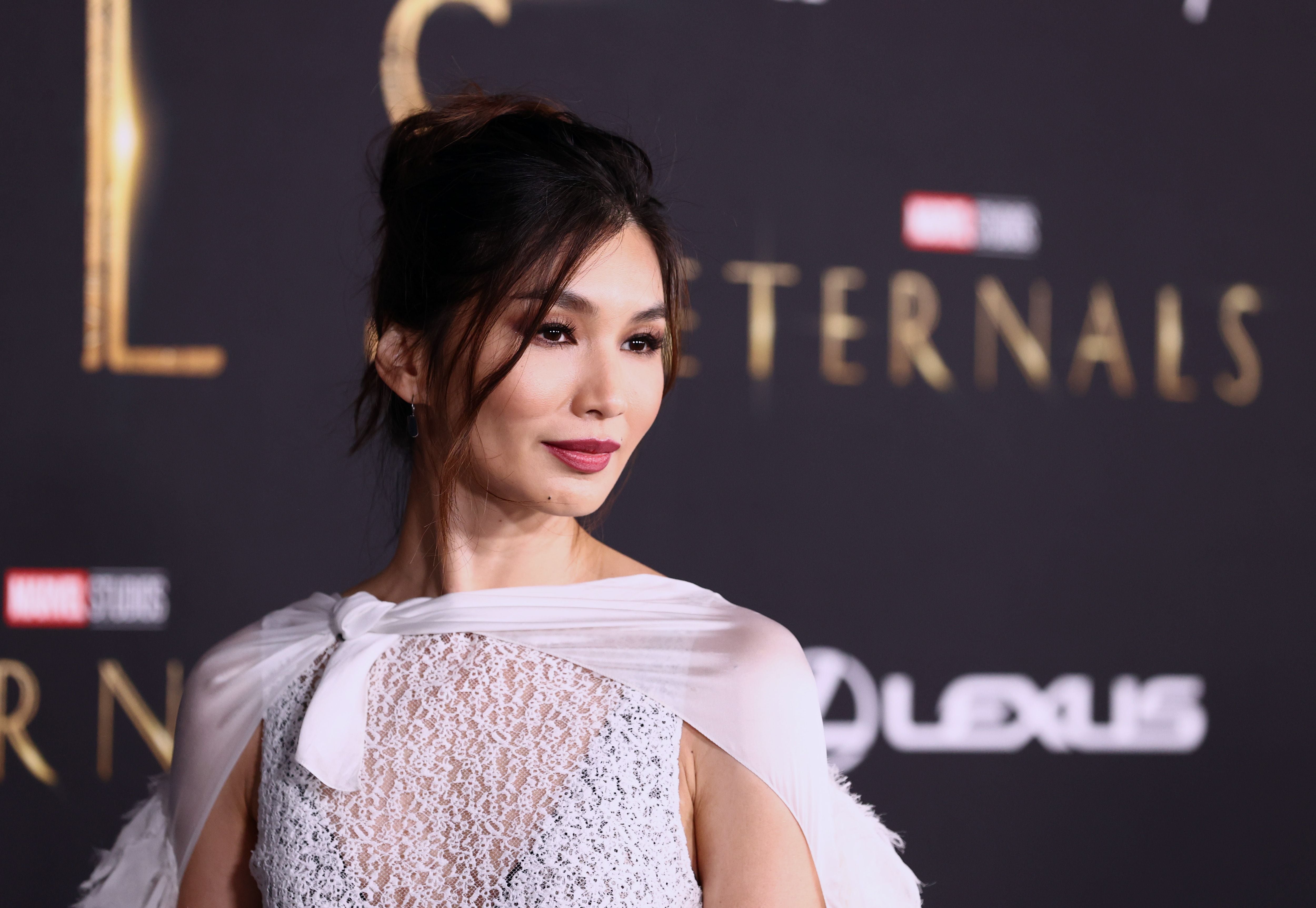 Gemma Chan Shines in Louis Vuitton Dress for 'Don't Worry Darling