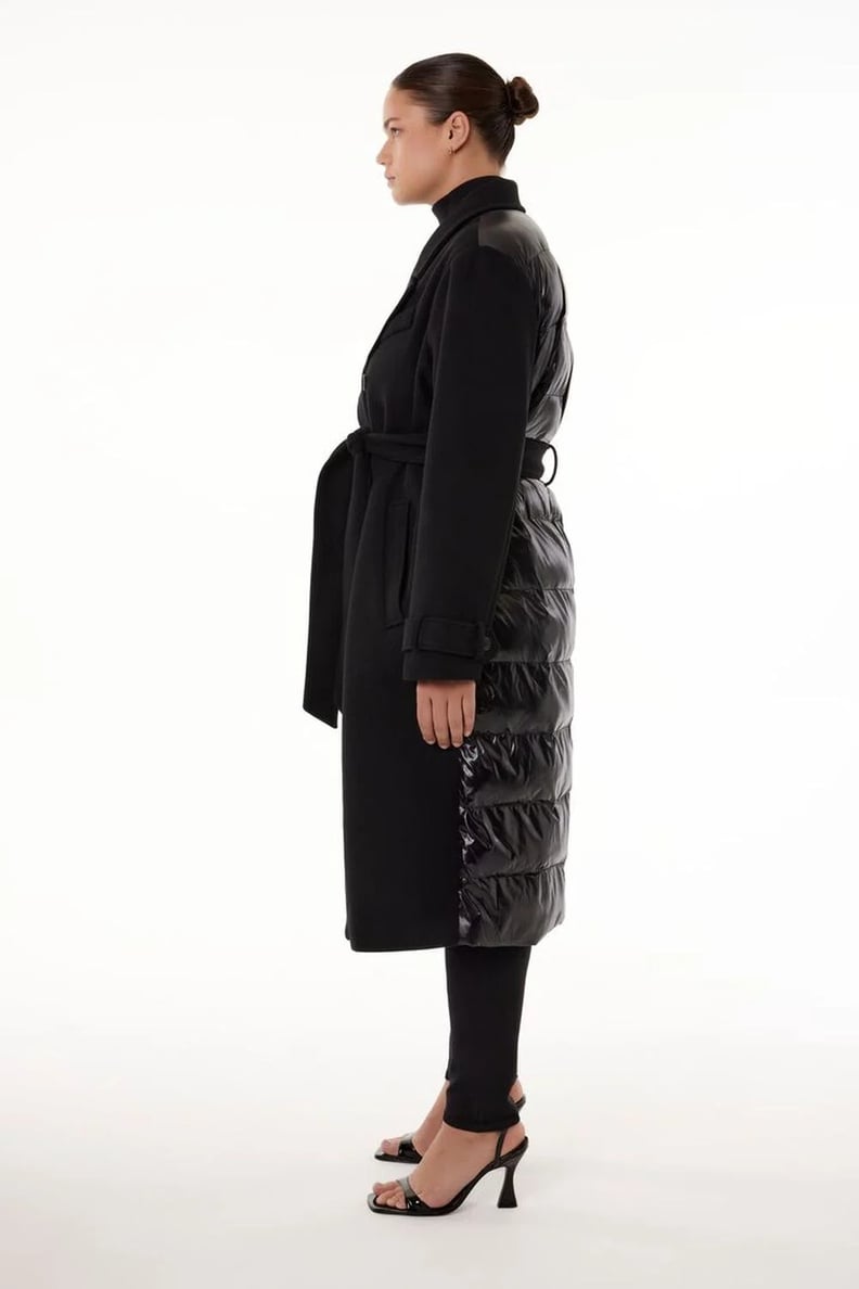 A Puffer Trench Coat