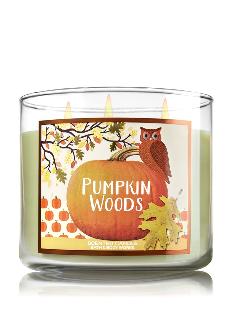 Bath & Body Works Scented 3-Wick Candle in Pumpkin Woods