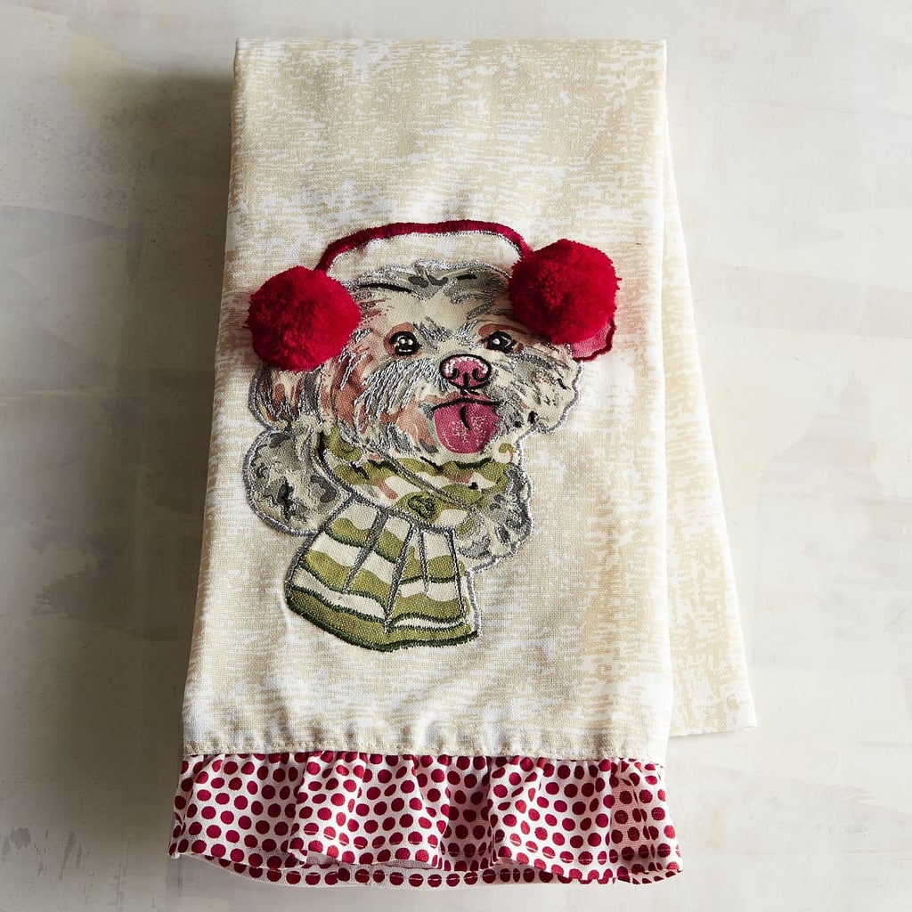 Christmas Maltese Dog Tea Towel ($13)