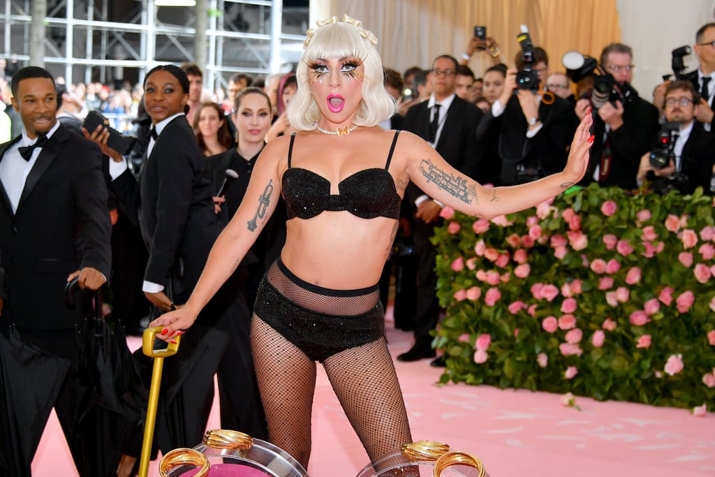 Lady Gaga Eyelashes at the Met Gala 2019