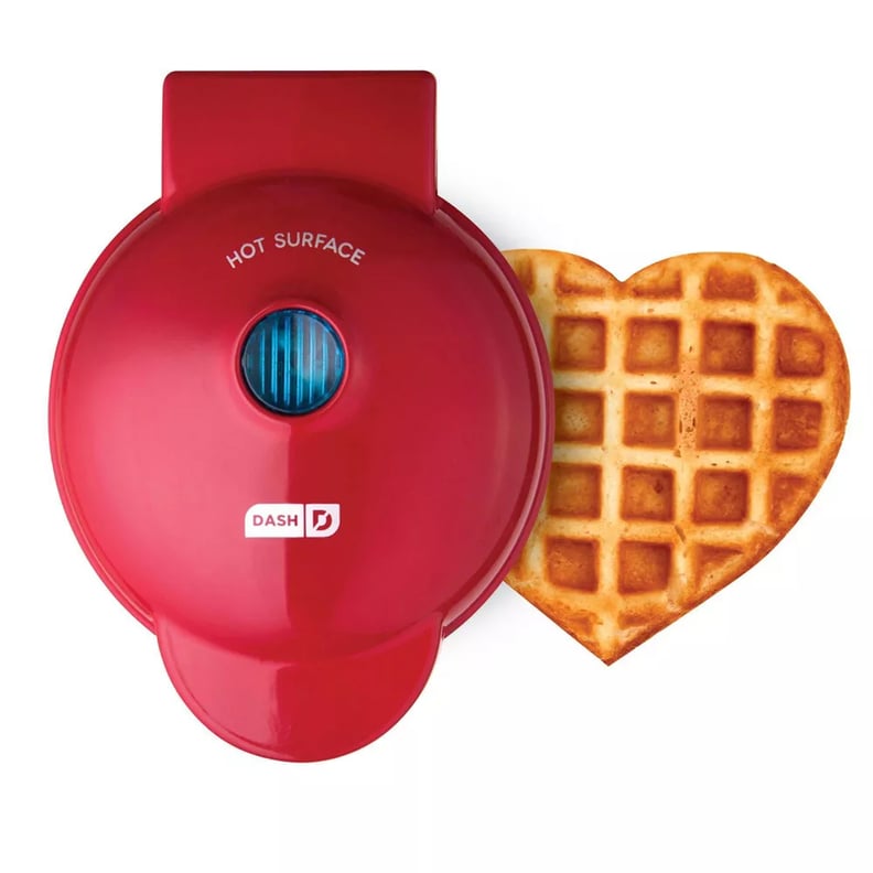 Valentine's Gifts For Friends: Dash Heart Mini Waffle Maker