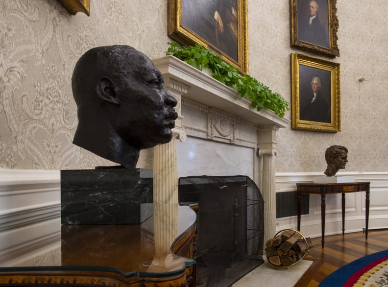 Busts of Martin Luther King Jr. and Robert F. Kennedy