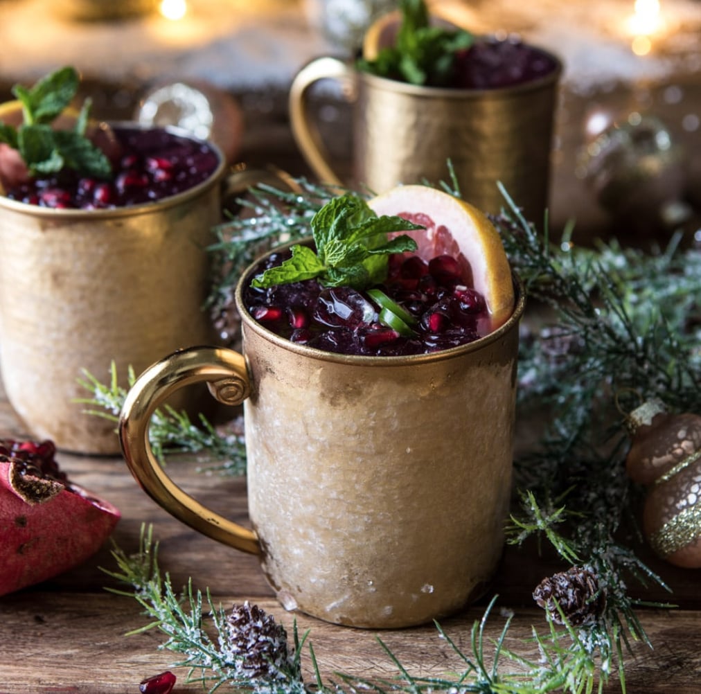 Spicy Pomegranate Moscow Mule