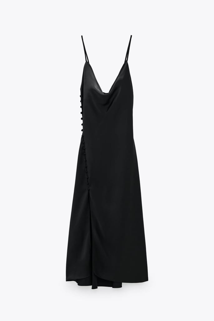 Zara SATIN CAMISOLE DRESS