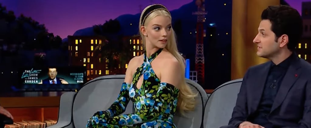 Anya Taylor-Joy Codesigned Her Groovy, Floral-Print Catsuit With Richard Quinn