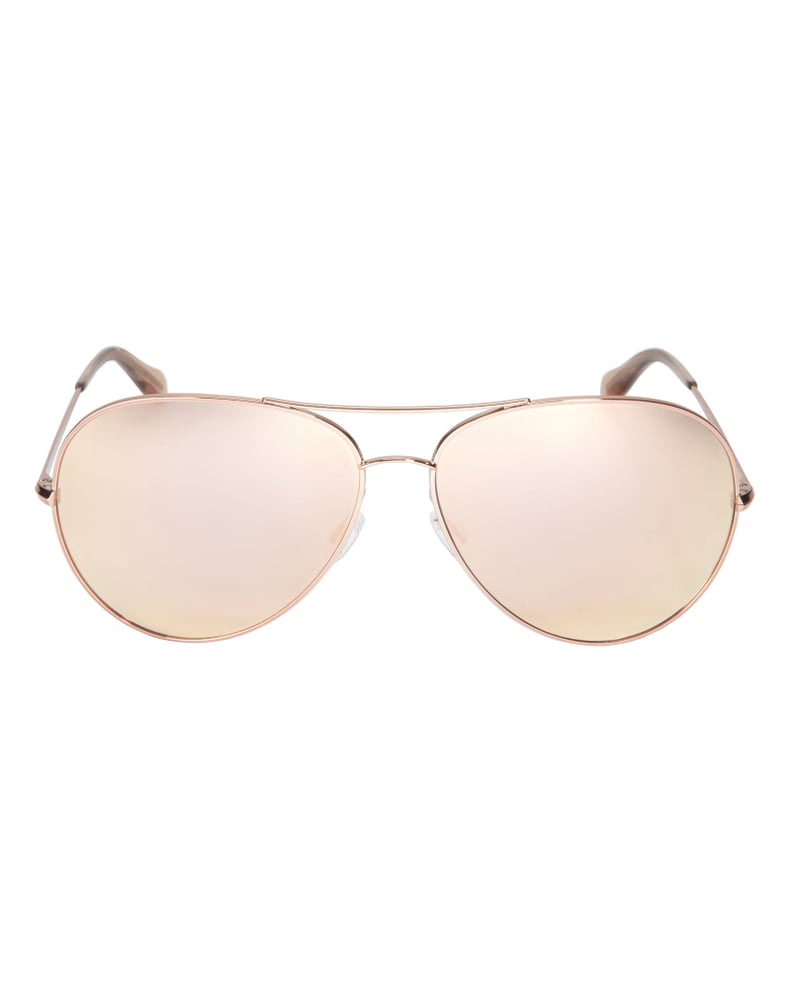 Oliver Peoples Sayer Mirrored Aviator Sunglasses