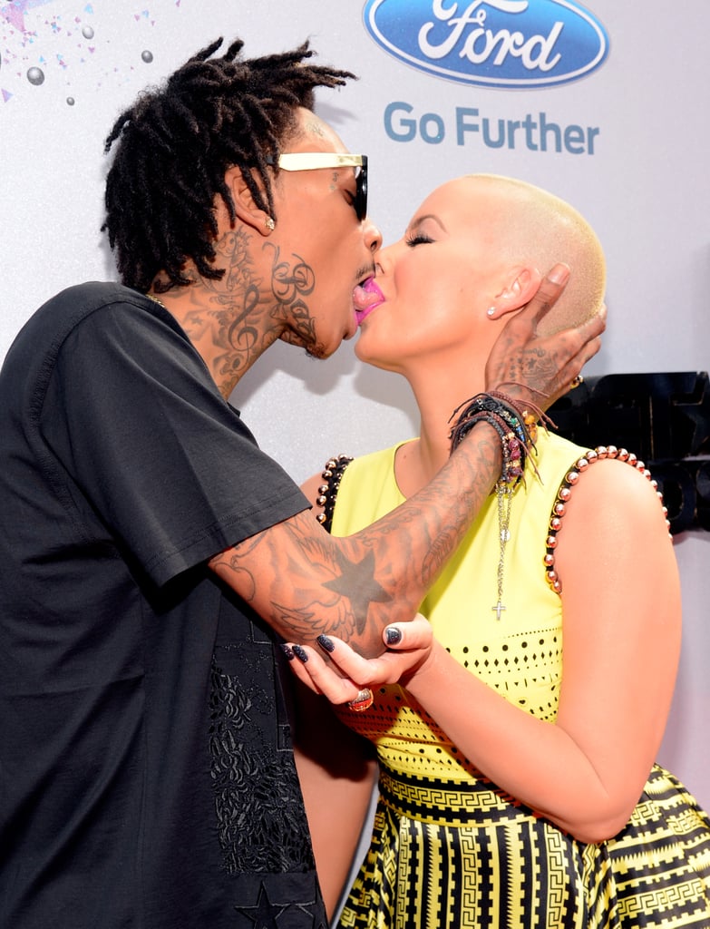 Pictured Wiz Khalifa And Amber Rose Best Pictures From The Bet
