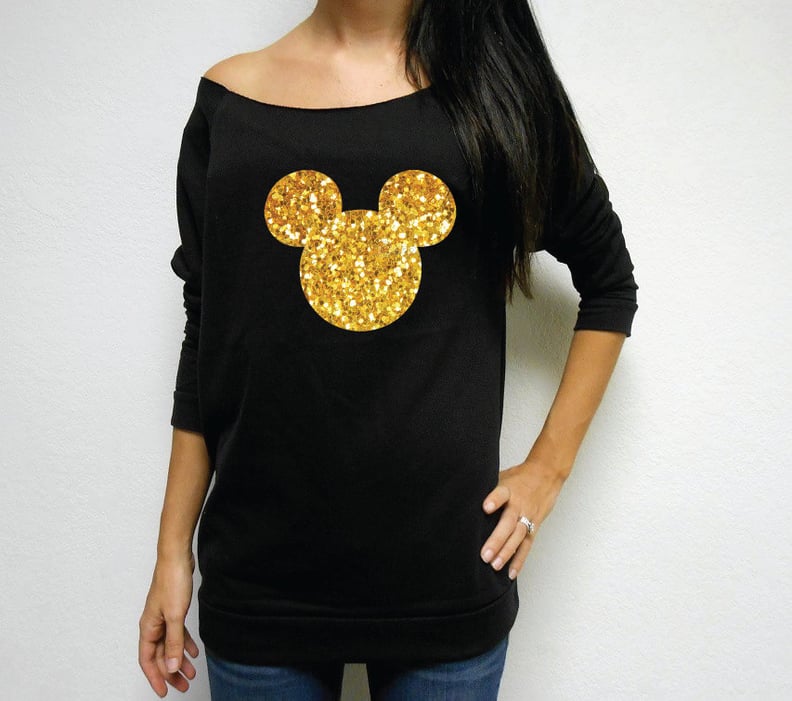 Glittery Mickey Mouse Shirt