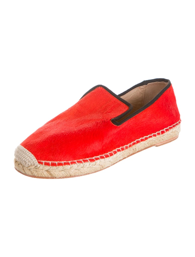 Céline Ponyhair Espadrilles ($395)