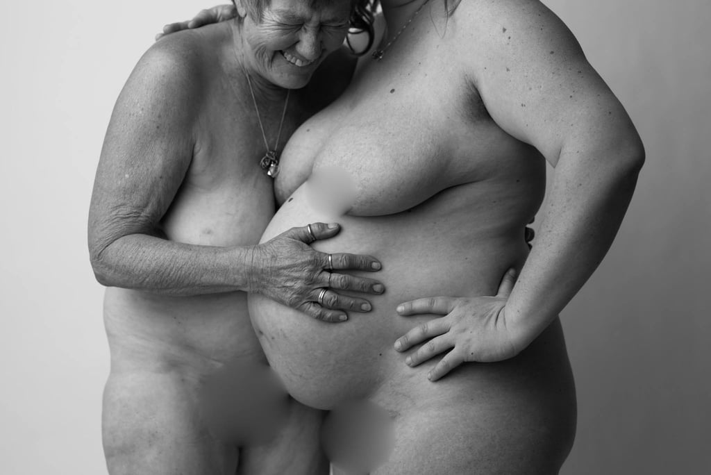 Three Generations of Women Breastfeeding Photo