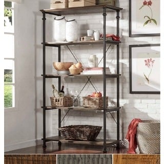 Modern Rustic 40-inch Bookcase