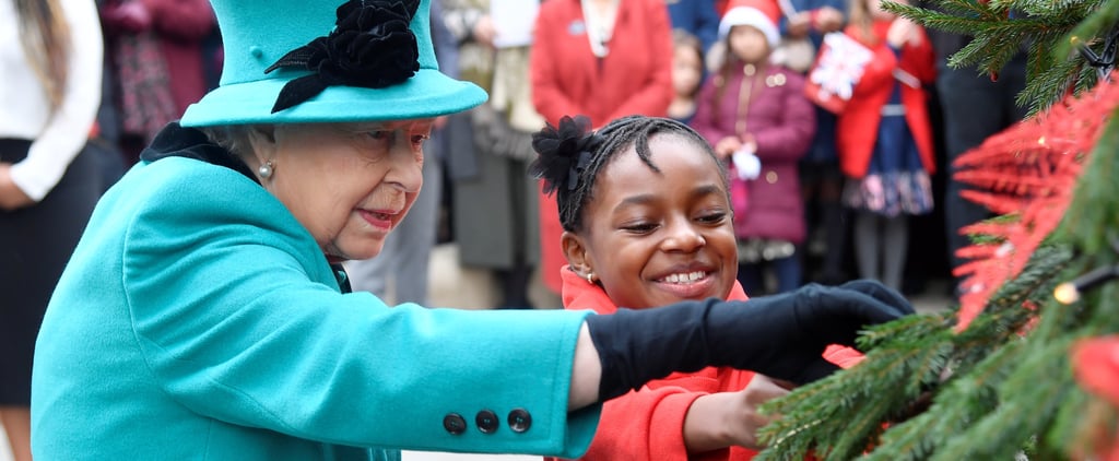 Queen Elizabeth II at Coram Charity in London December 2018