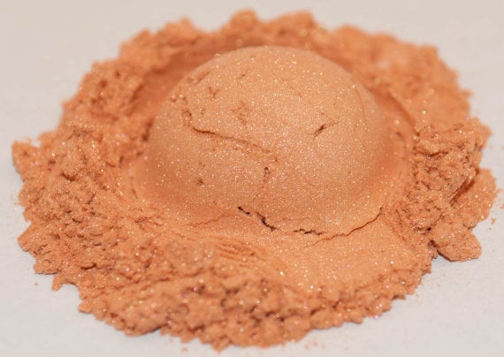 Pumpkin Spice Latte Light Orange Highlighter Mineral Eyeshadow