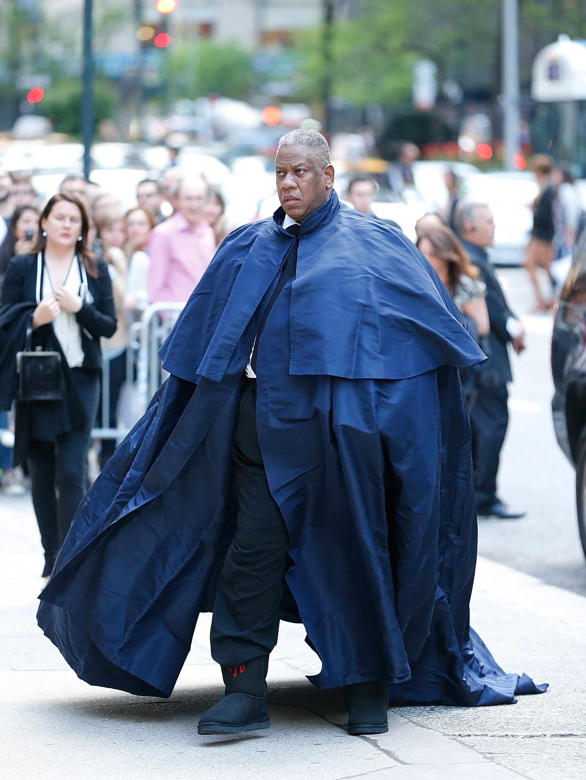 NEW YORK, NY - MAY 02:  Andre Leon Talley attends the memorial service for L'Wren Scott at St. Bartholomew's Church on May 2, 2014 in New York City.  (Photo by John Lamparski/Getty Images)