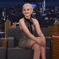 Julia Garner Makes Quite the "Tonight Show" Entrance in Sparkly Sheer Prada