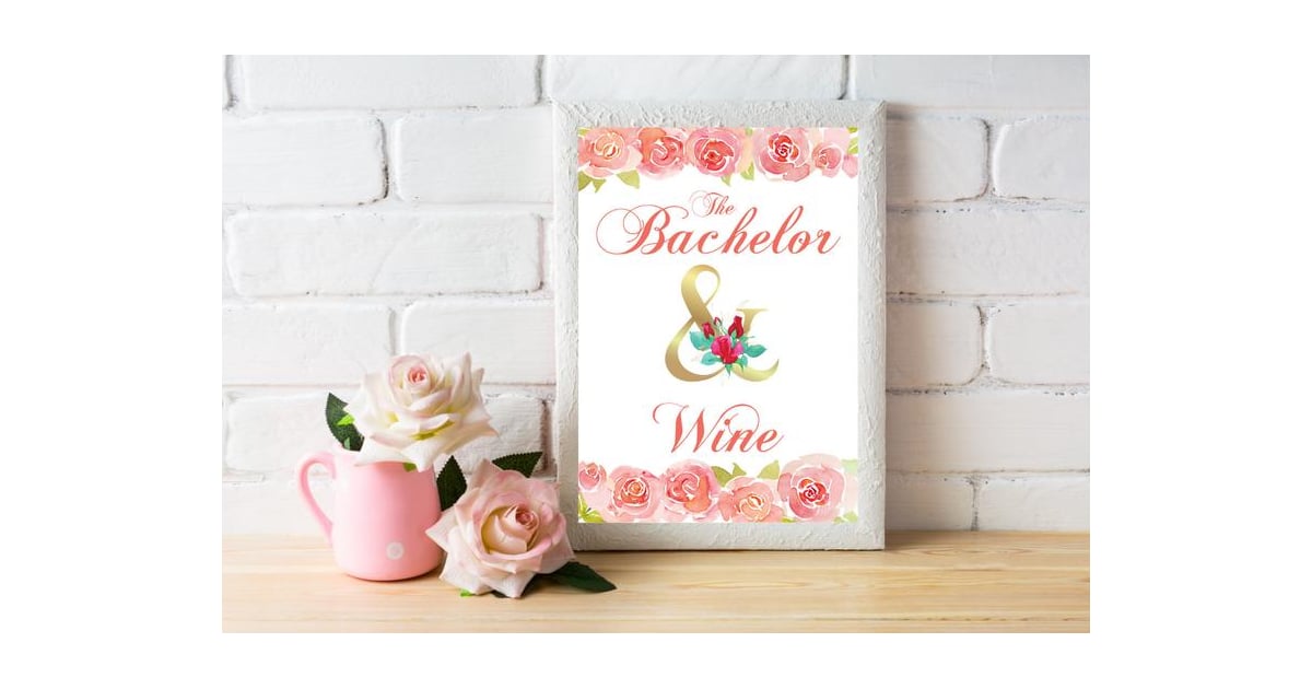 The Bachelor Viewing Party Print | Best The Bachelor ...