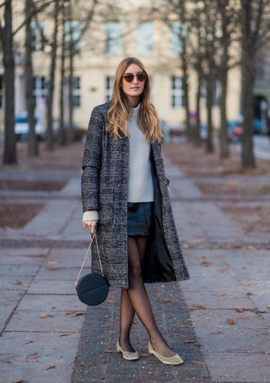 How To Wear Flats In Winter Popsugar Fashion