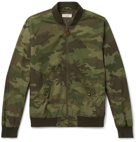 J. Crew Wallace & Barnes Camouflage-Print Cotton-Ripstop Bomber Jacket