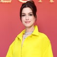 Anne Hathaway Hits the Red Carpet in a Massive Diamond Necklace and Minishorts