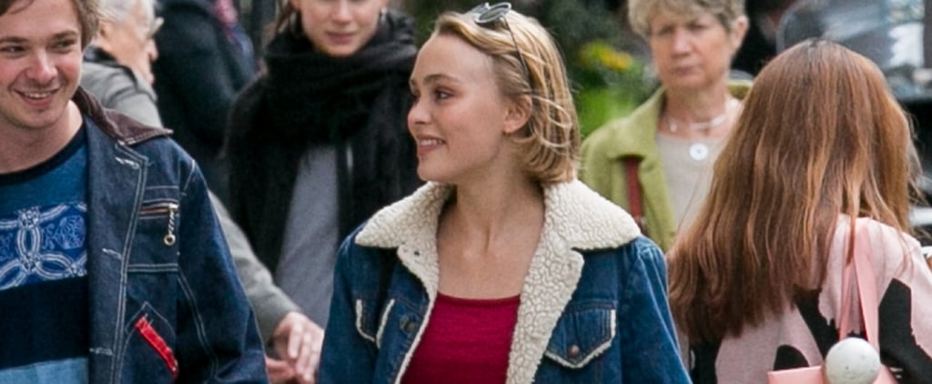 Lily-Rose Depp Wearing Jean Jacket