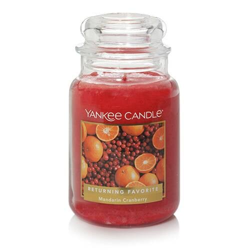 Mandarin Cranberry Large Classic Jar Candle