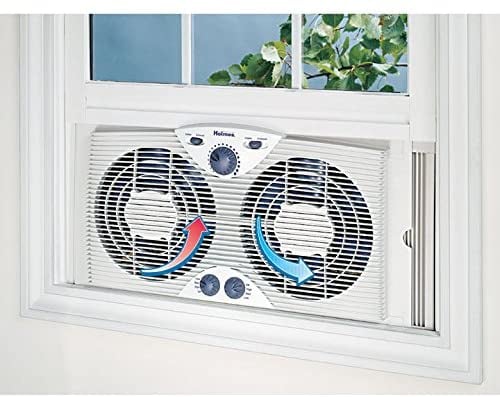 The Best Window Fan: Holmes Dual Blade Twin Window Fan