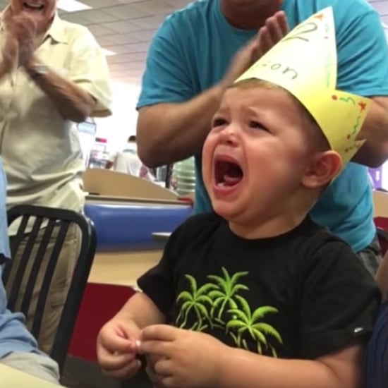 Toddler Cries Through His Second Birthday Party