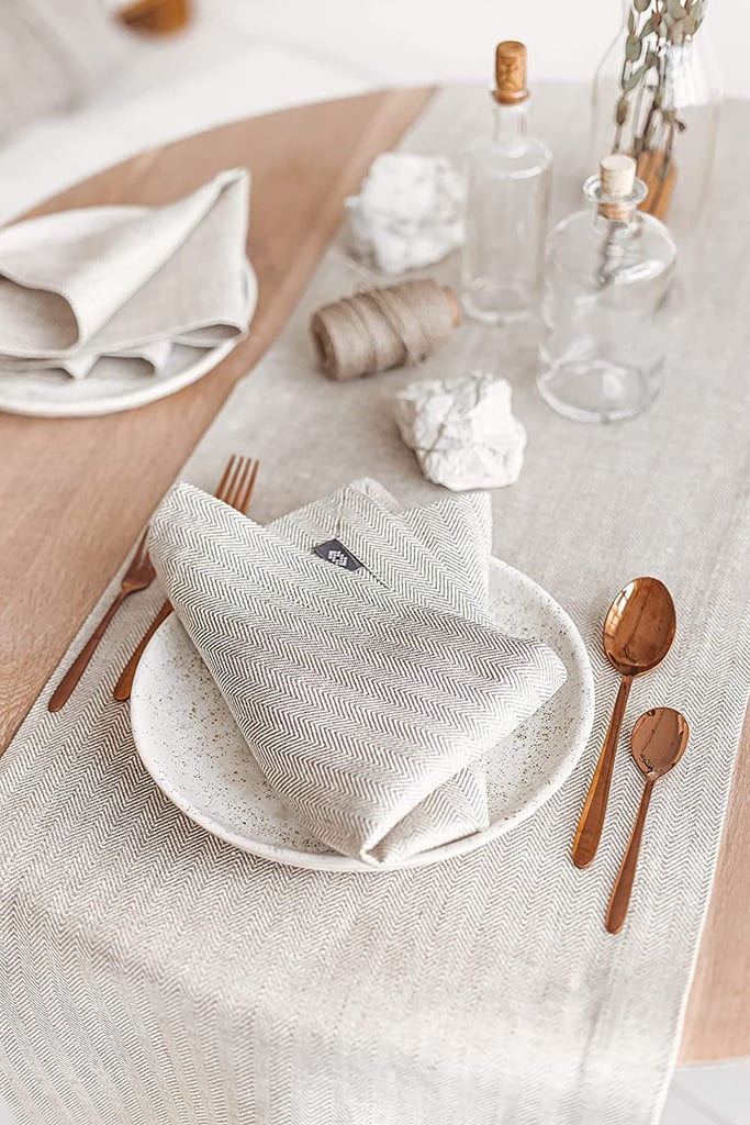 A Must Have Mindy Kaling x Thing Stories Flax Linen Napkins Mindy