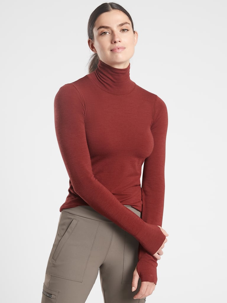 Athleta Foresthill Merino Wool Ascent Turtleneck