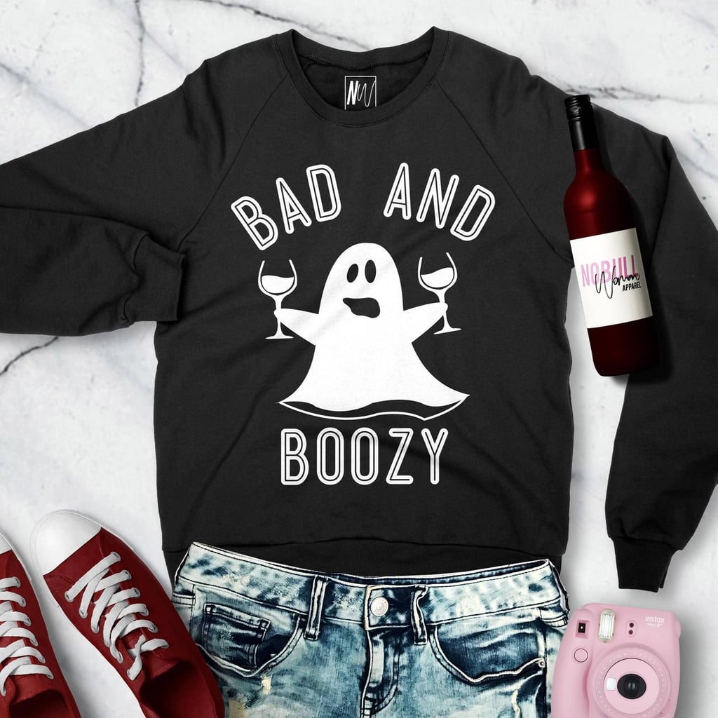 Bad and Boozy Halloween Sweatshirt